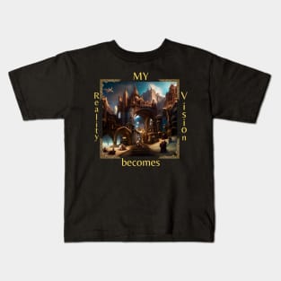 My Vision becomes Reality Kids T-Shirt